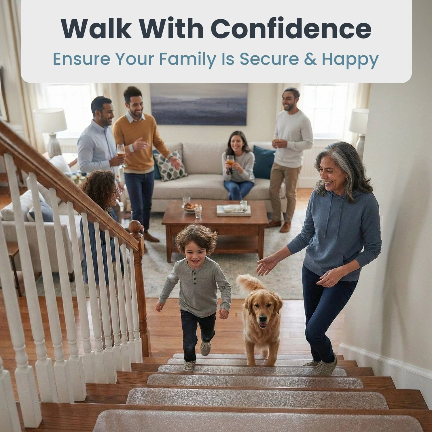 Clear Indoor Anti Slip Stair Tape - Image 10