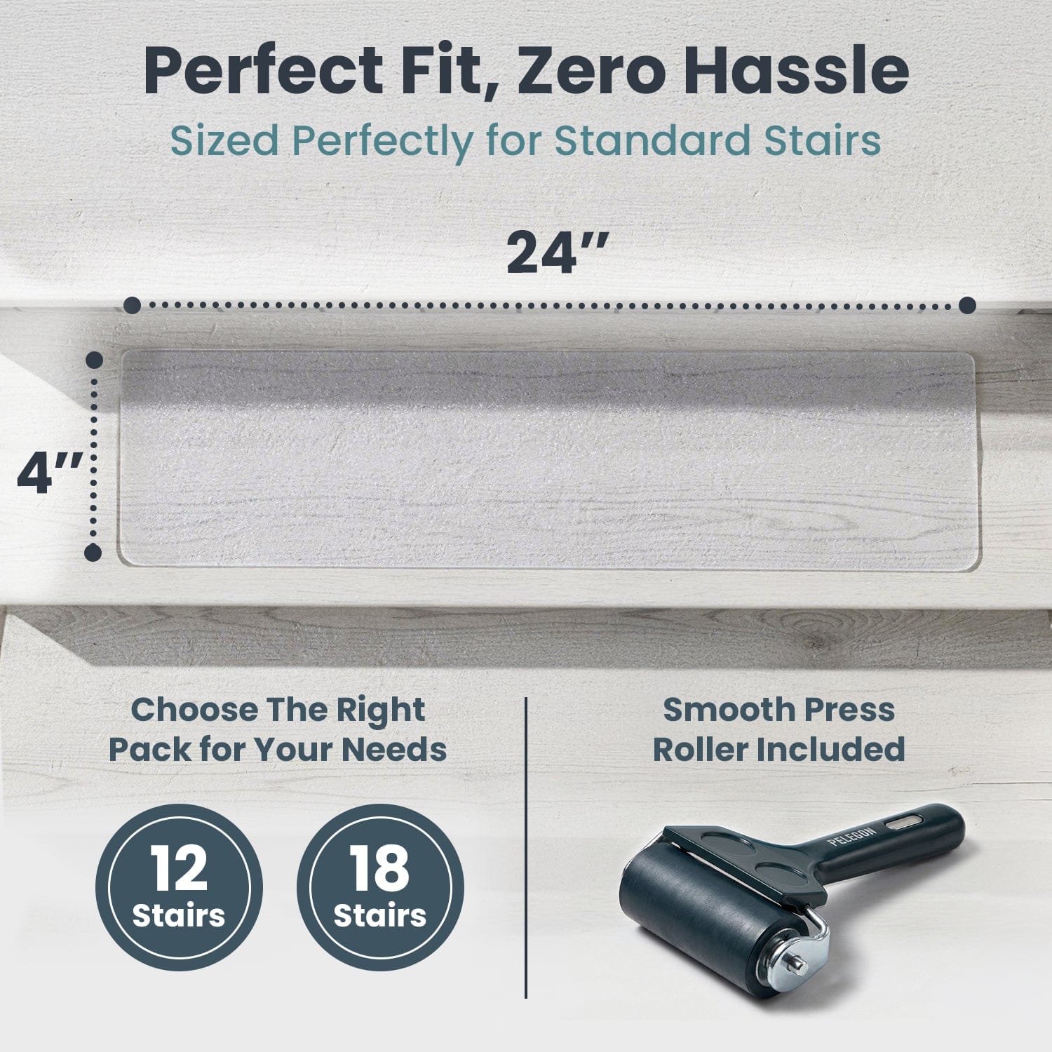 Clear Indoor Anti Slip Stair Tape - Image 8