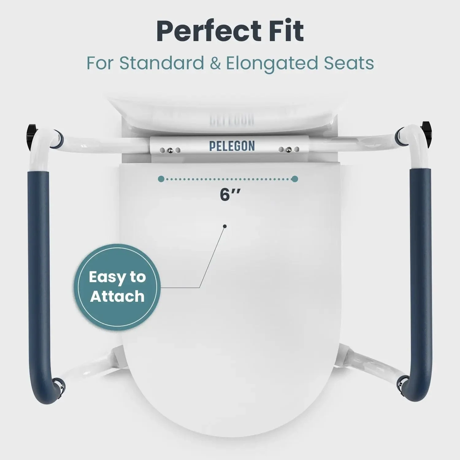Toilet Seat with Handles (250lb) - Image 3