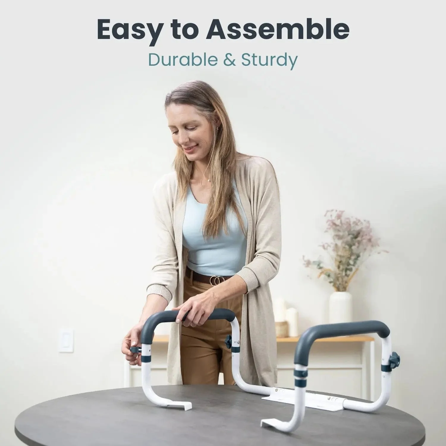 Toilet Seat with Handles (250lb) - Image 5