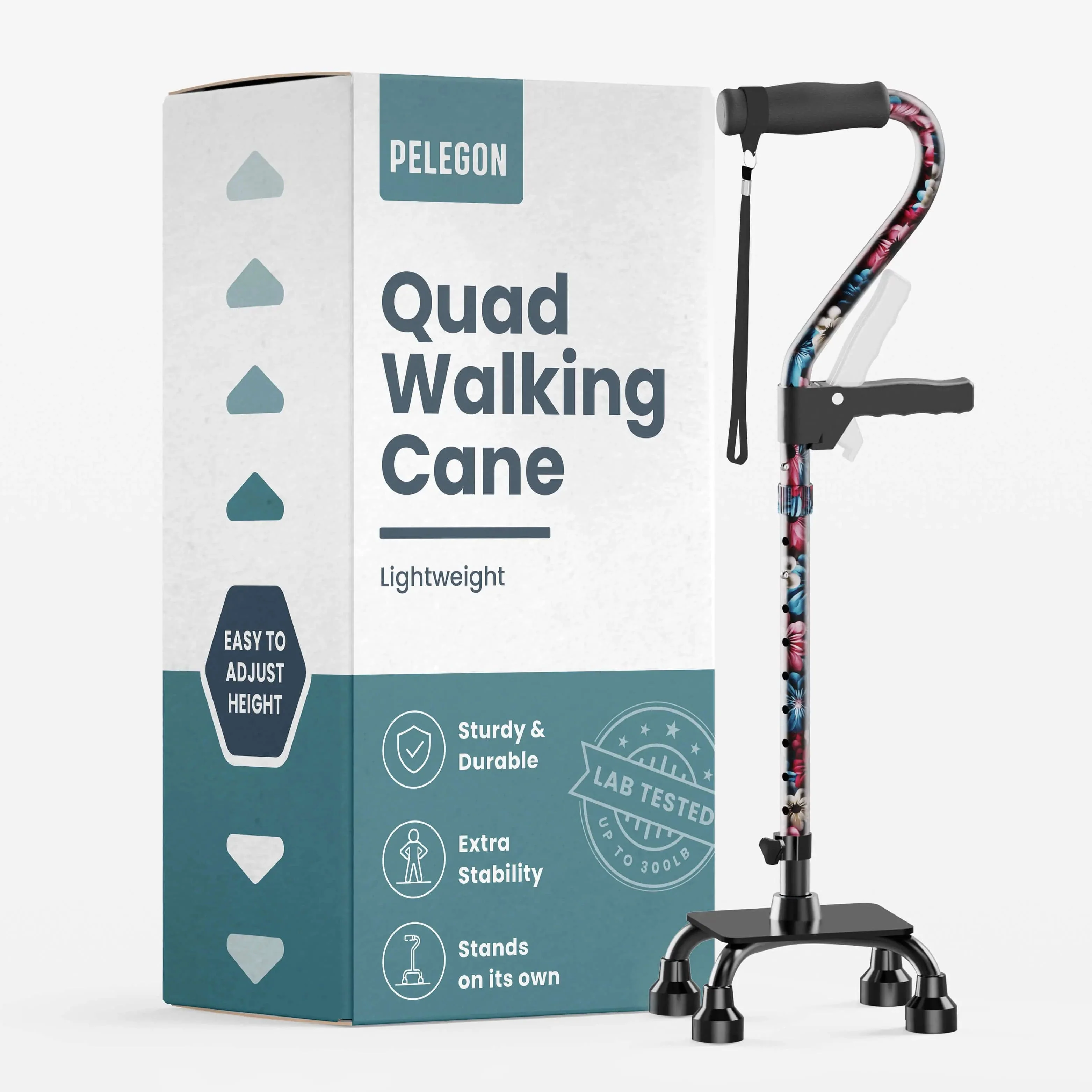 Quad Cane With Handle - Image 3