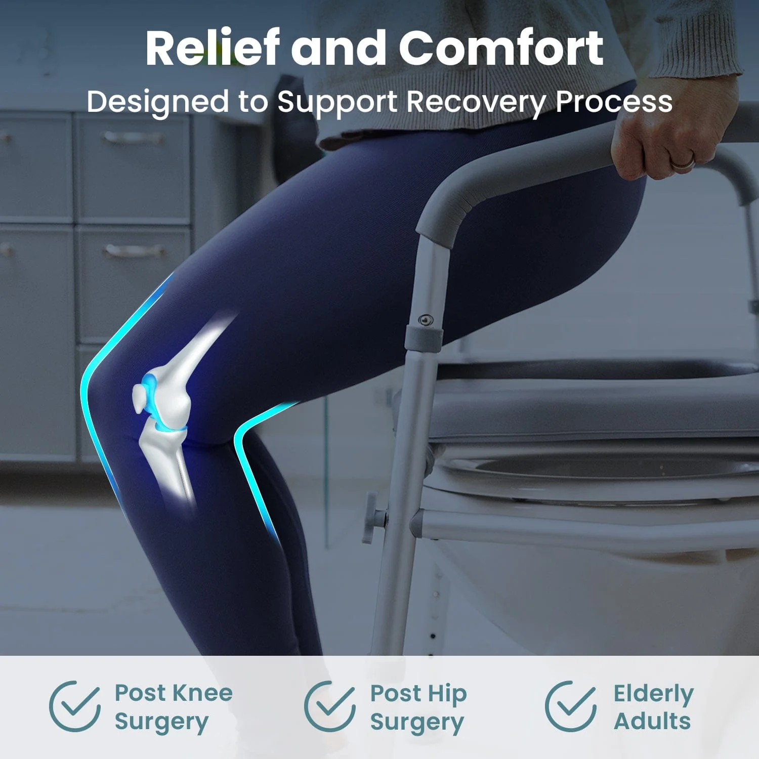 Raised Toilet Seat (400lb) - Image 14