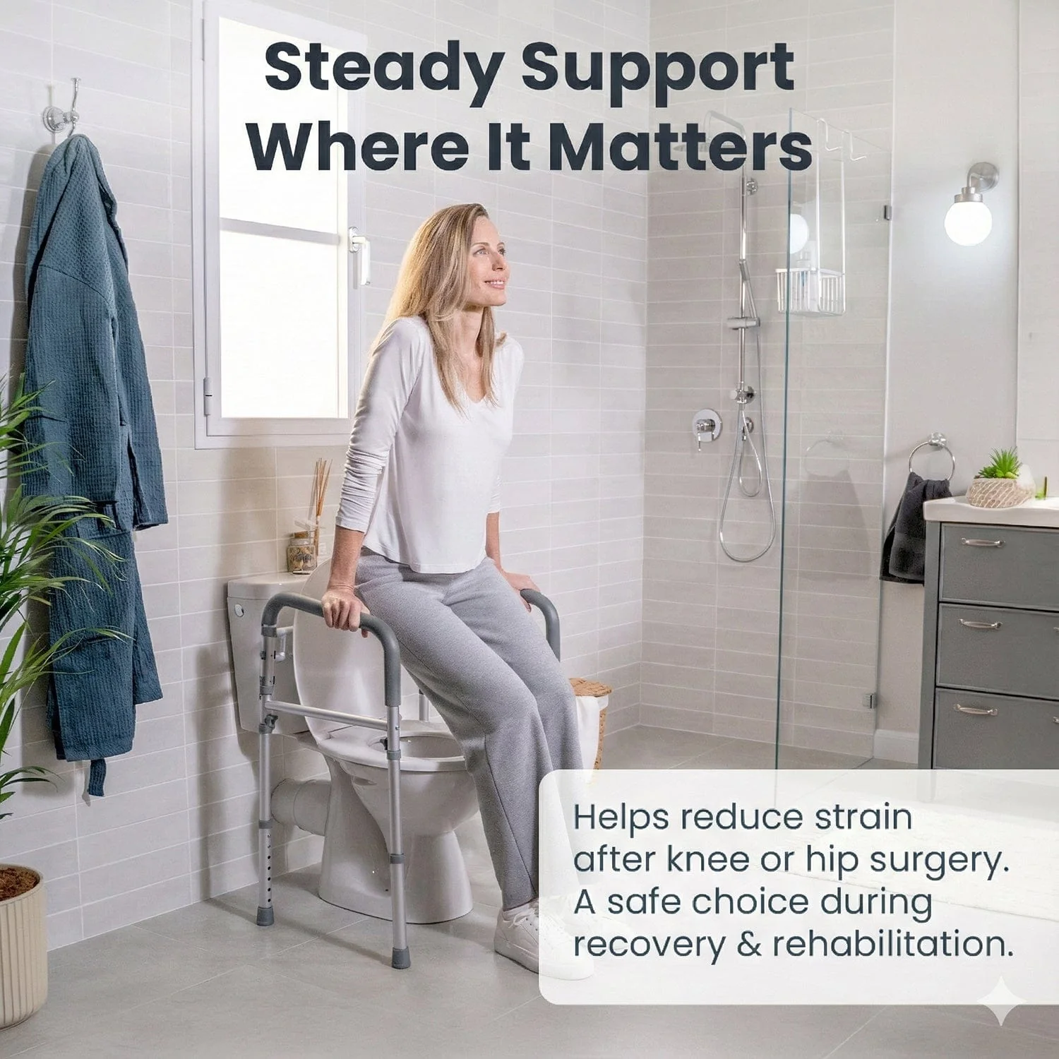 Toilet Safety Rail (350lb) - Image 15