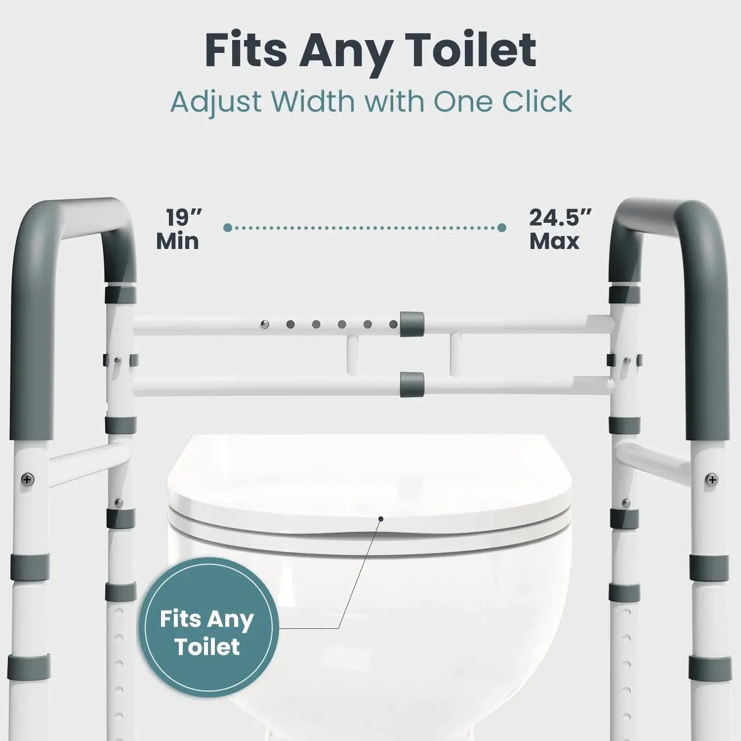 Toilet Safety Rail (350lb) - Image 9