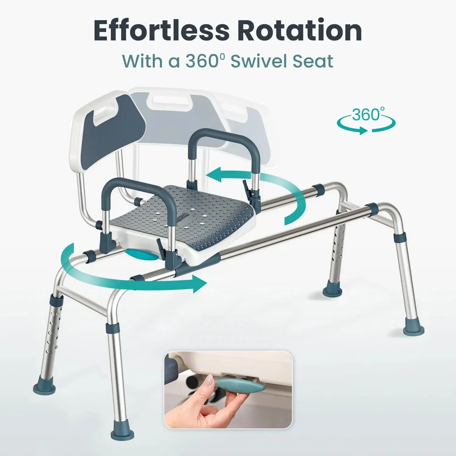 Swivel Shower Chair Transfer Bench - Image 4