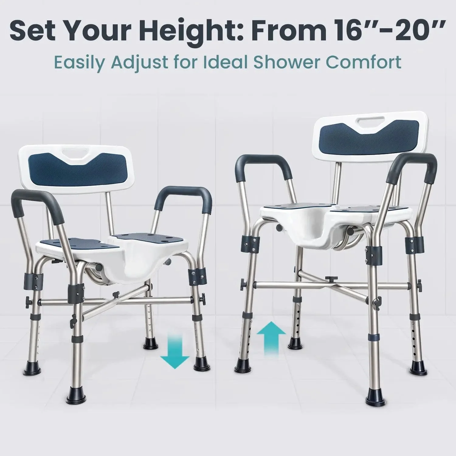 U-Shape Shower Chair (450lb) - Image 7