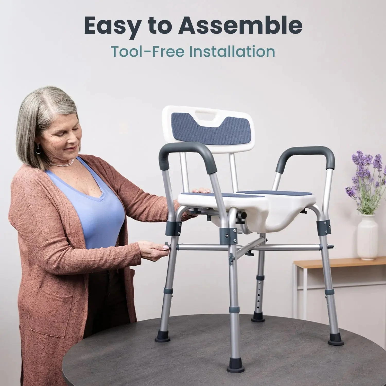 U-Shape Shower Chair (450lb) - Image 8